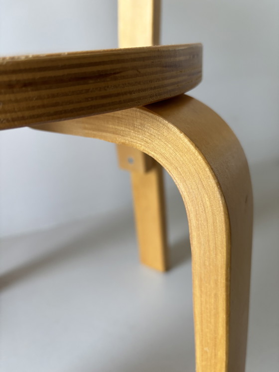 Sedia per bambini vintage scandinava modello 68 in compensato e betulla attribuita ad Alvar Aalto per Artek (photo 3 of 7)