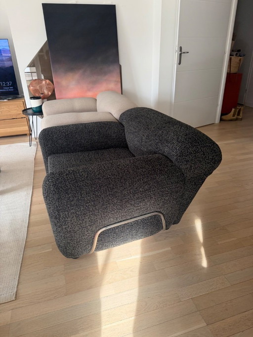 Tubular Italian club chair