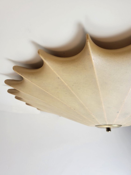 Image 1 of Vintage Cocoon ceiling lamp by Friedel Wauer for Goldkant Leuchten