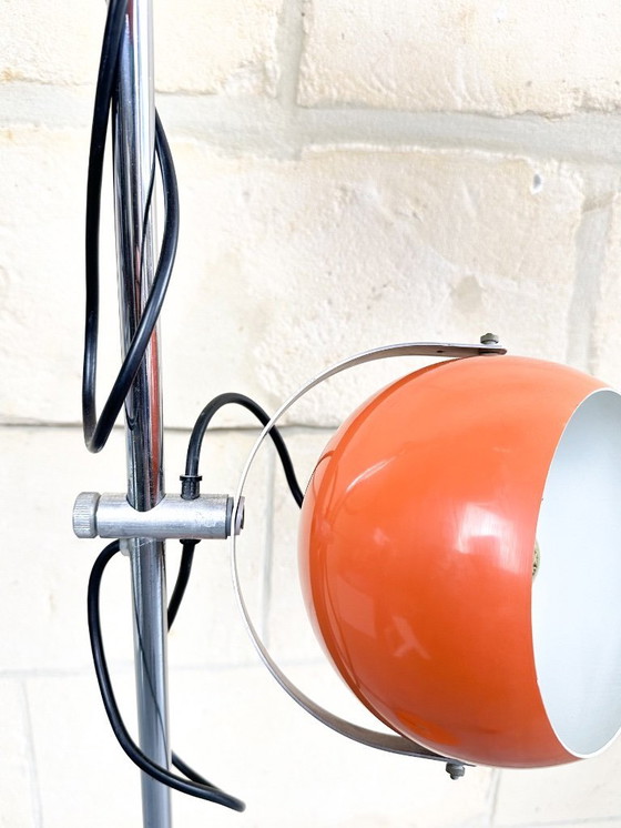 Image 1 of Vintage orange floor lamp