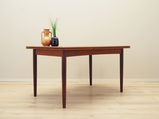 Image 1 of Teakhouten tafel, Deens ontwerp, 1970S, Productie: Denemarken