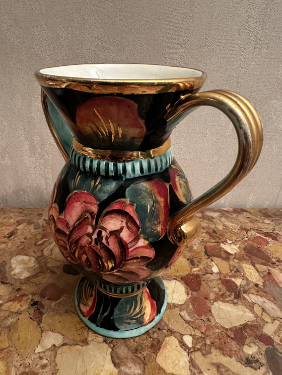 Image 1 of Vintage ceramic amphora vase signed Vallauris - H 24 cm