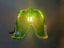 Lampadario vintage in vetro di Murano per Mazzega, anni '60