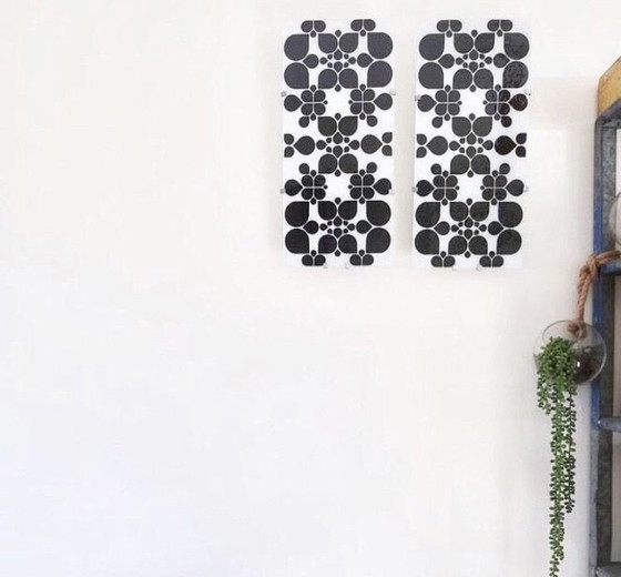 Image 1 of Set of 2 Panton design Vintage Ikea Design wall lamps