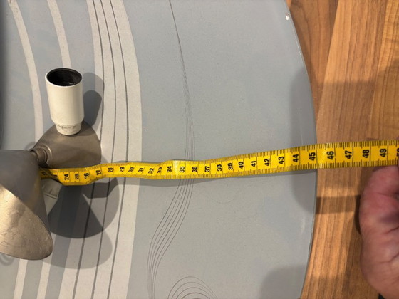 Image 1 of Lampada da soffitto Art Déco in vetro