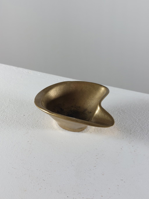 Vintage Mid Century Brass Ashtray