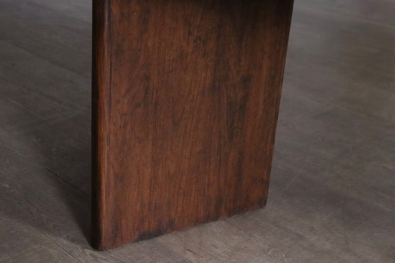 Pierre Jeanneret Large Library Table PJ-TAT-08-A, Chandigarh, 1955 – Dining tables, Wood, Vintage (photo 13 of 20)