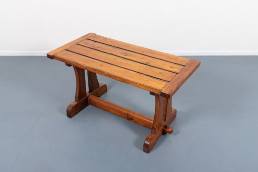 Mid-Century David Rosen massief grenen tafel ‘Berga’ van Nordiska Kompaniet, Zweden, jaren 50