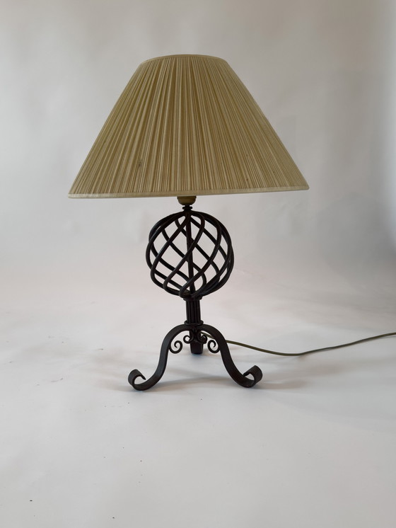 Image 1 of Lampe en fer forgé brutaliste