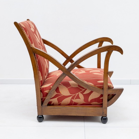 Image 1 of Pair of Italian Art Deco Armchairs Attributed to Maurizio Tempestini, 1940s