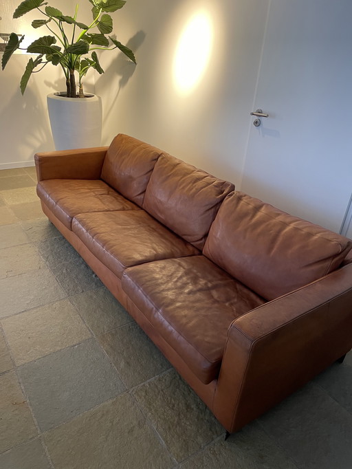 Molinari Leren 3 Zitsbank