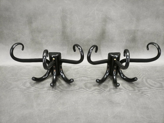 Image 1 of Pair of Bentwood Wall Hooks, Czechoslovakia, 1940s–1950s