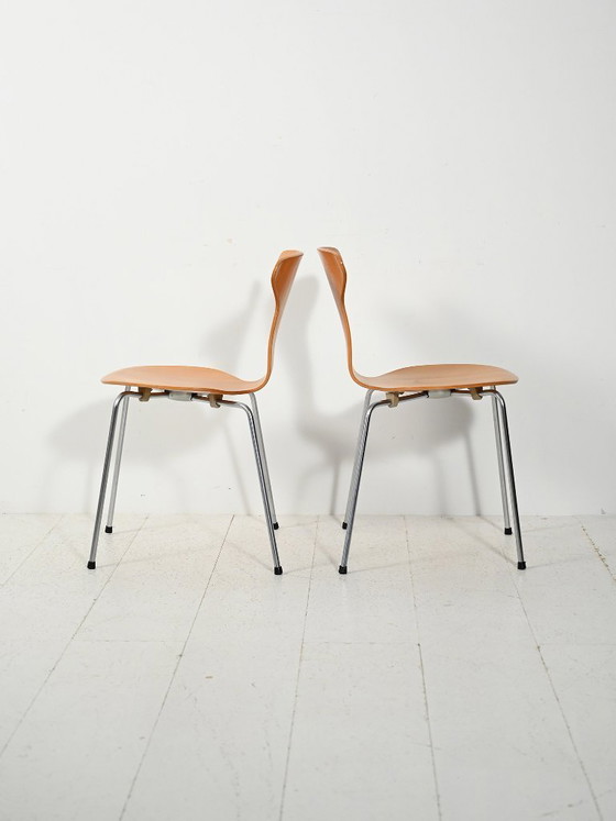 Image 1 of Juego de 4 sillas “Mosquito” de Arne Jacobsen.
