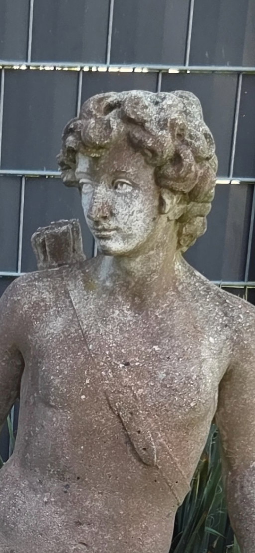 Steinguss Statuen der Griechischen Götter Apollo und Atemis