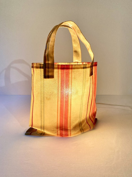 Image 1 of Vintage Atelias France taslamp uit de jaren 80 – in de stijl van Lionel Le Scornec