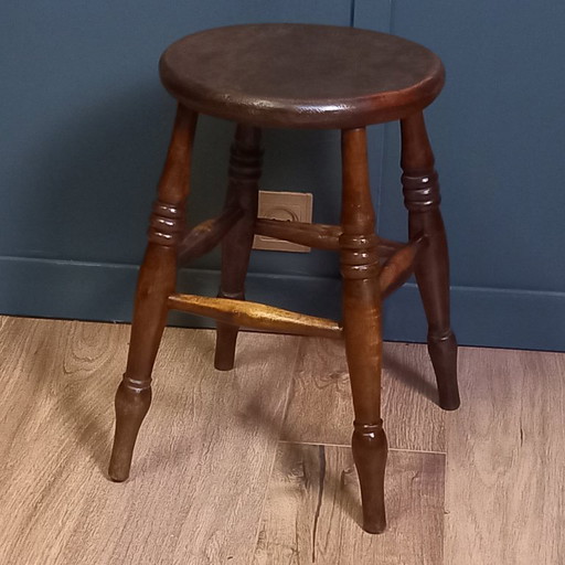 Antique Windsor (pub) stool