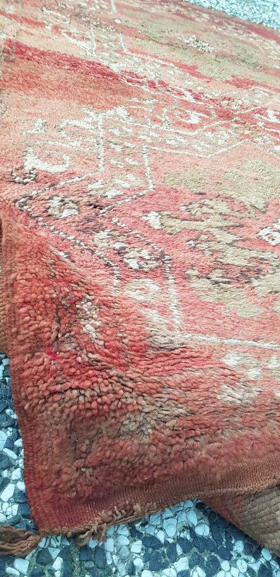 Image 1 of Alfombra bereber de lana anudada a mano, 193 x 115 cm