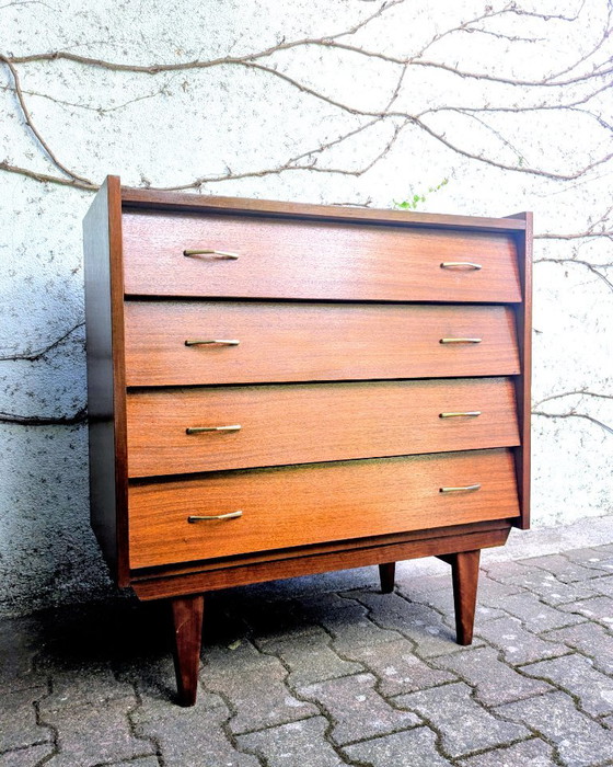 Skandinavische Kommode – Kommoden, Wood, Brass (photo 2 of 7)