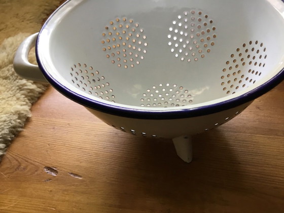 Passoire émaillée vintage, en bon état – Accessoires de cuisine, Other (photo 5 of 5)
