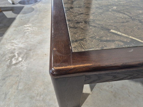 Image 1 of Coffee table with fossil table top