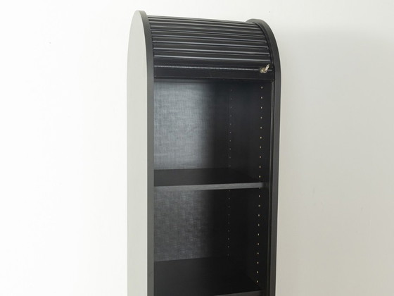 Image 1 of 1980s Tambour door cabinet in the style of Aldo van den Nieuwelaar, Vintage