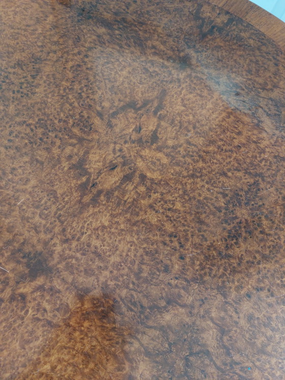 Image 1 of Antiker Tisch, signiert, Wurzelnussholz