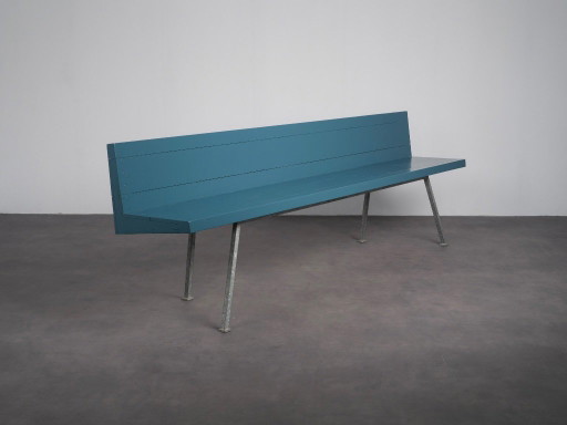 Klosterbank von Dom Hans van der Laan, Niederlande, 1960er Jahre – bankjes, Metal, Wood