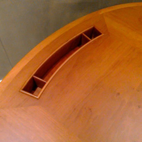 Image 1 of Bureau Ceccotti Arabella en bois de cerisier