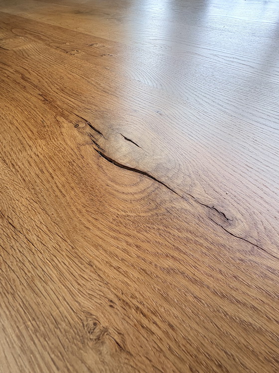 Image 1 of Diseño holandés DD Para mesa de roble 260x120