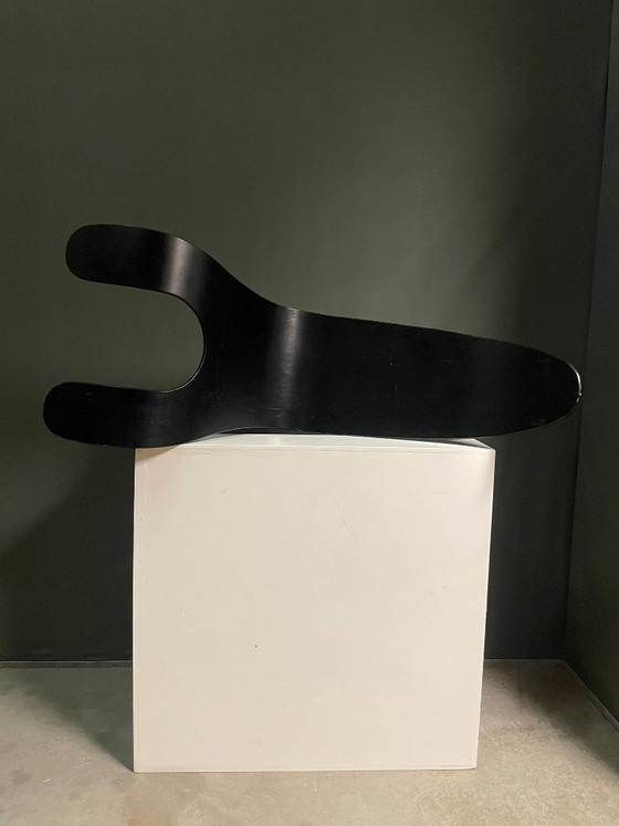 TEPPO ASIKAINEN & ILKKA TERHO CHIP LOUNGER PER SNOWCRASH, 1996, snow crash, Poltrone, Legno, Nero, Modern (foto 4 di 6)