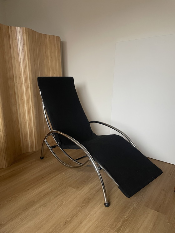 Image 1 of Unique Vintage Rocking Chair With Adjustable Base - Multifunctional Design From The 1970s