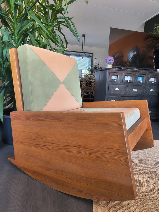 Asturias rocking chair by Carlos Motta (rare)