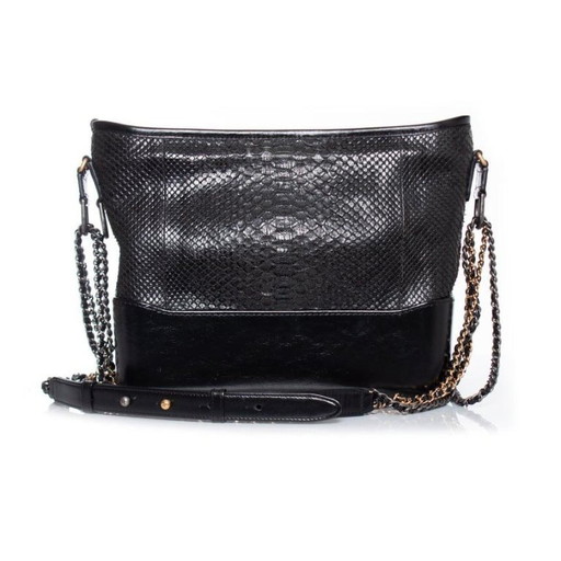 Borsa Chanel Gabrielle media in pitone