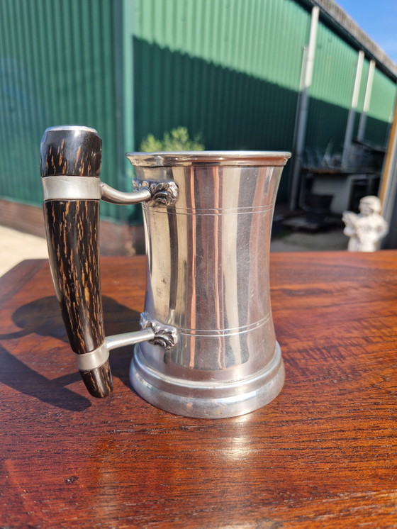 Image 1 of Boccale da birra d'epoca argentato