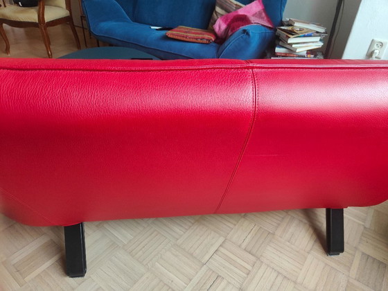 Image 1 of Leolux tango 2 pers pelle rossa