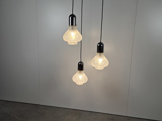 Image 1 of Lampe suspendue cascade vintage, New Old Stock