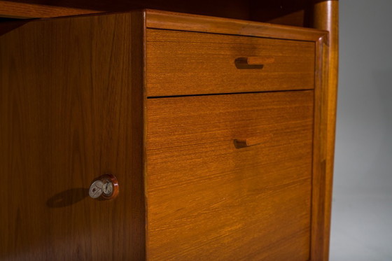 Image 1 of Schreibtisch Modell 207 aus Teakholz von Arne Vodder für Sibast, 1960er Jahre
