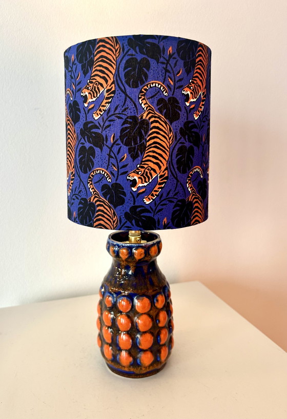 Image 1 of Upcycled table lamp from West Germany, Pop-Art vase by Bay Keramik