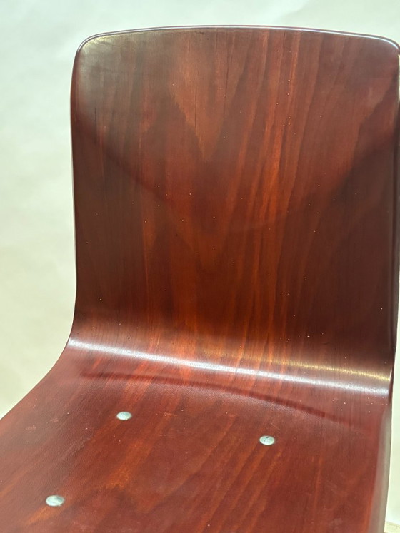 Sedia Vintage Galvanitas Pagholz – Anni '60 – Design Industriale – Sedie da pranzo, Wood (photo 6 of 9)