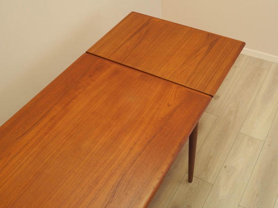 Image 1 of Mesa de teca, diseño danés, década de 1970, fabricada en Dinamarca.