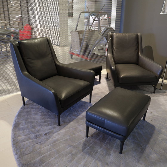 Image 1 of B&B Italia Edouard armchair with ottoman