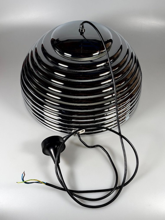 Image 1 of 60er 70er Jahre Deckenlampe Staff Leuchten Kazuo Motozawa Saturno Chrom Design