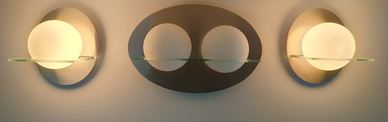 Image 1 of Appliques murales rétro imposantes (« Style d'applique murale Domestic Sun / Raak Pays-Bas »)