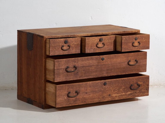 Antique base cabinet - Taishō / Showa Period (c. ) #4 – Storage cabinet, Metal (photo 23 of 40)