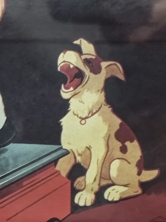 Image 1 of Affiche publicitaire Maïzena vintage 