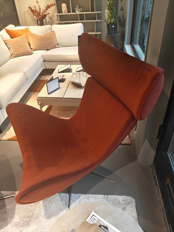 Imola fauteuil met draaifunctie, BoConcept, Sedie girevoli, Pelle, Metallo, Argentato (foto 2 di 3)