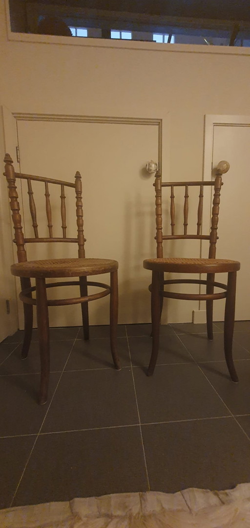 2x Fischel Thonet Chair
