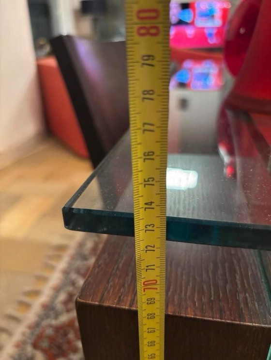 Image 1 of Vintage dining table Roche Bobois + 6 chairs