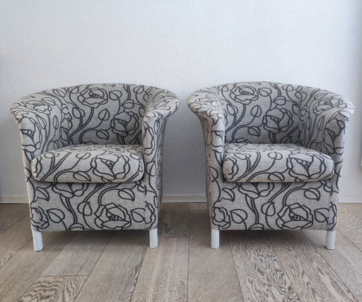 2 Vintage-Sessel von Wittmann, Design Paolo Piva, Modell Aura – fauteuils, Metal, Textile