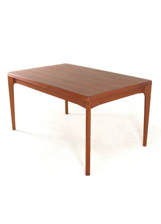 Image 1 of Henning Kjaernulf for Vejle extendable dining table Danish vintage